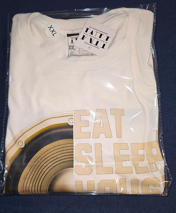 House Music Repeat (Tan Image) Special Promo XXL White T-Shirt