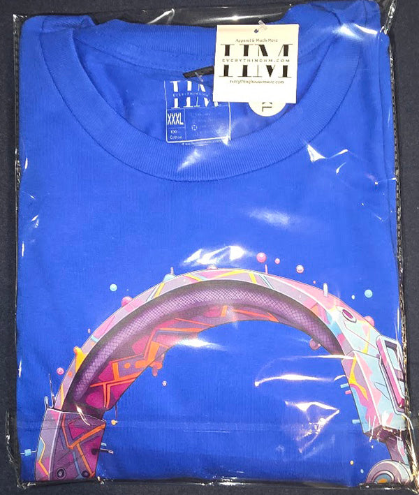 Colorful Headphone (Superman Blue 3XL Promo Shirt)