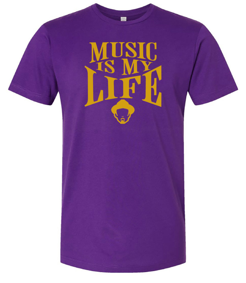Music is My Life (Purple & Gold XL Promo Shirt)