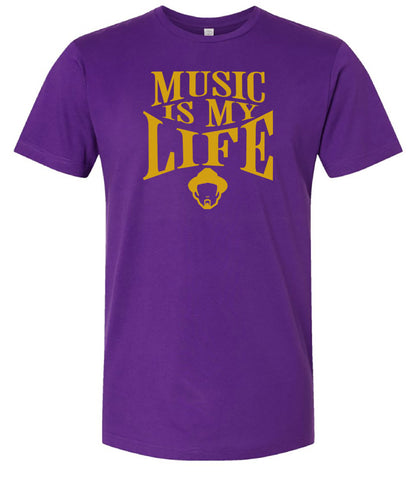 Music is My Life (Purple & Gold XL Promo Shirt)