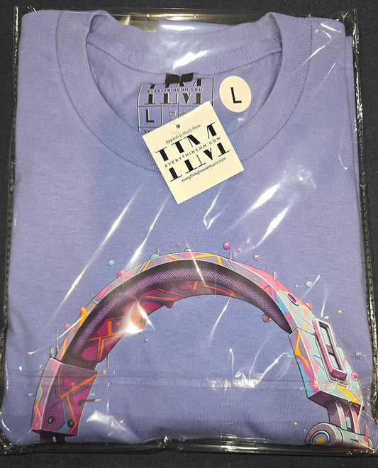 Colorful Headphone (Violet L Promo Shirt)