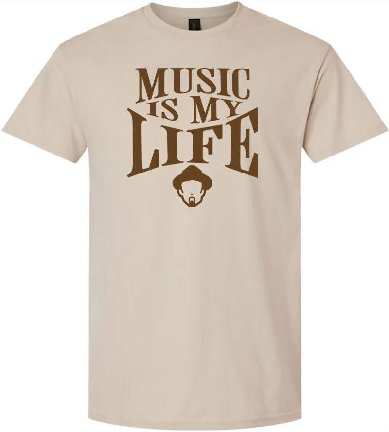 Music is My Life (Sand & Brown L Promo Shirt)