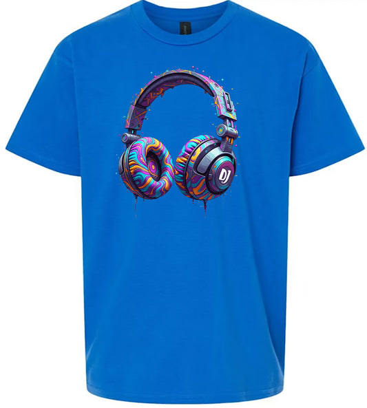 Colorful Headphone (Superman Blue 3XL Promo Shirt)