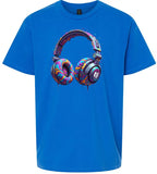 Colorful Headphone (Superman Blue 3XL Promo Shirt)