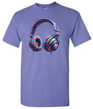 Colorful Headphone (Violet L Promo Shirt)